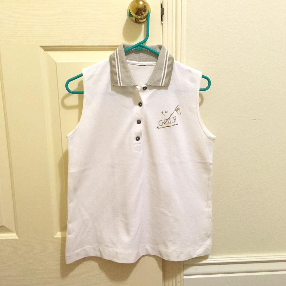 Button Down Golf Sweater Vest